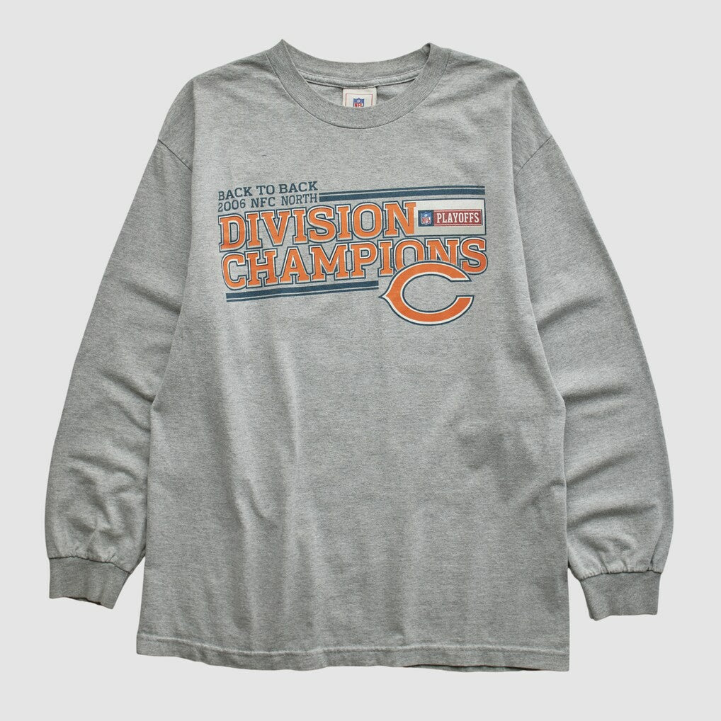 Division Champions NFL 2006 Long Sleeve T-shirt - Heather Gray Vintage - Fanatics