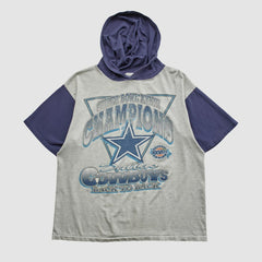 Super Bowl XXVIII Mendez Sportswear 1994 Hooded T-shirt - Heather Gray Vintage - Fanatics