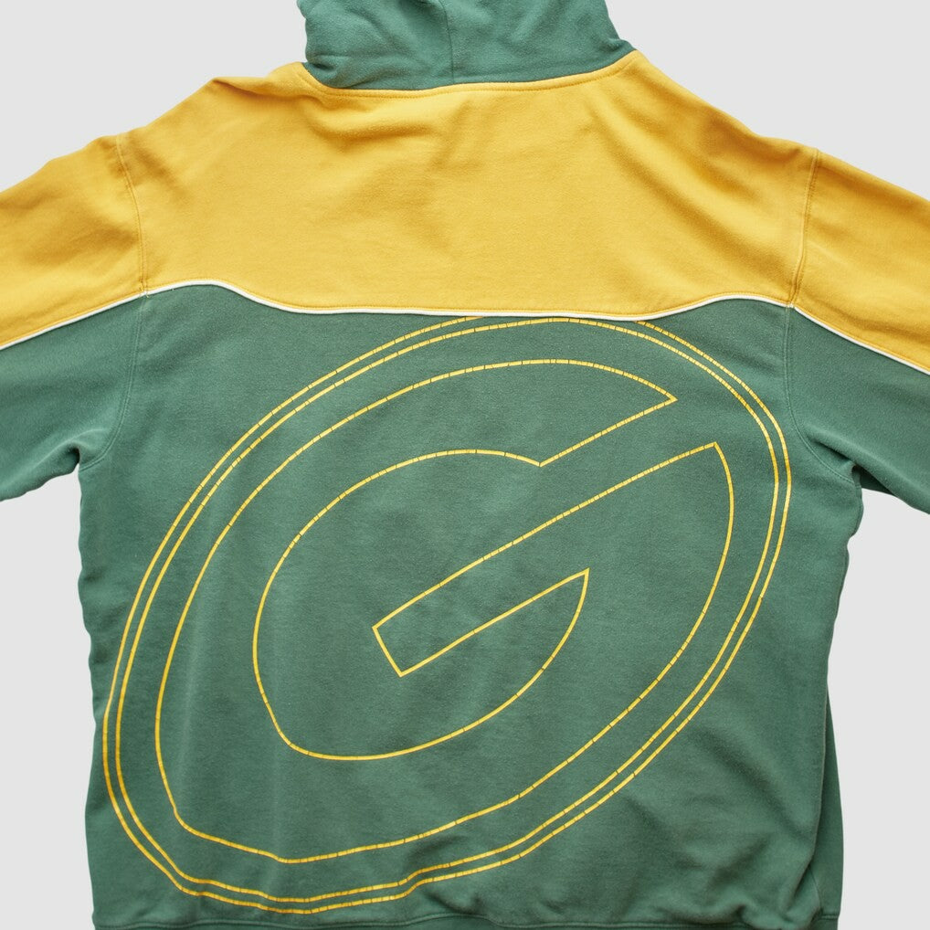 Green Bay Packers Reebok 2010s Hooded Pullover Sweatshirt - Green Vintage - Fanatics