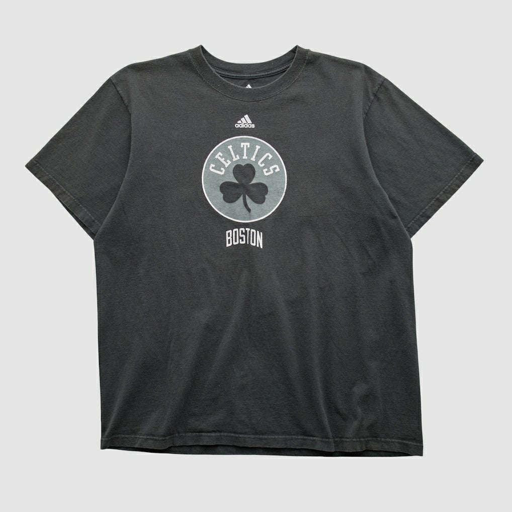 Adidas Boston Celtics 2010s T-shirt Black Vintage