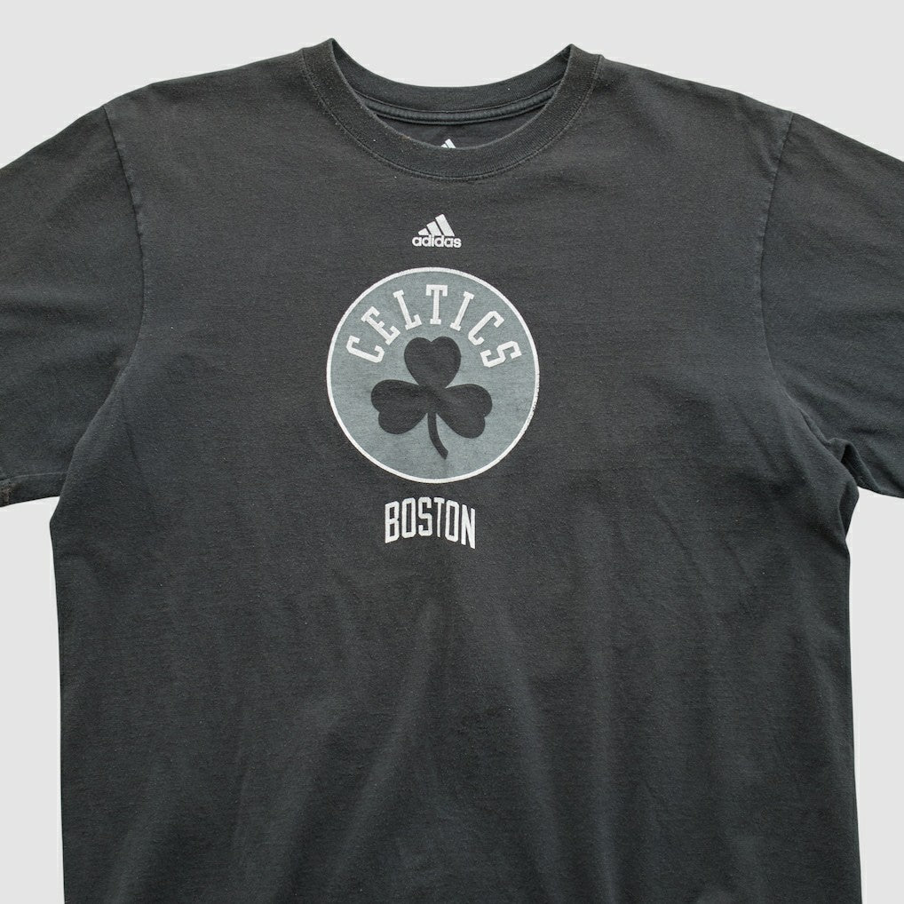 Adidas Boston Celtics 2010s T-shirt Black Vintage