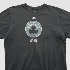 Adidas Boston Celtics 2010s T-shirt Black Vintage