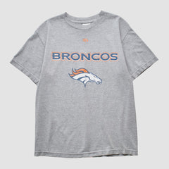 Denver Broncos NFL 2000s T-shirt - Heather Gray Vintage - Fanatics
