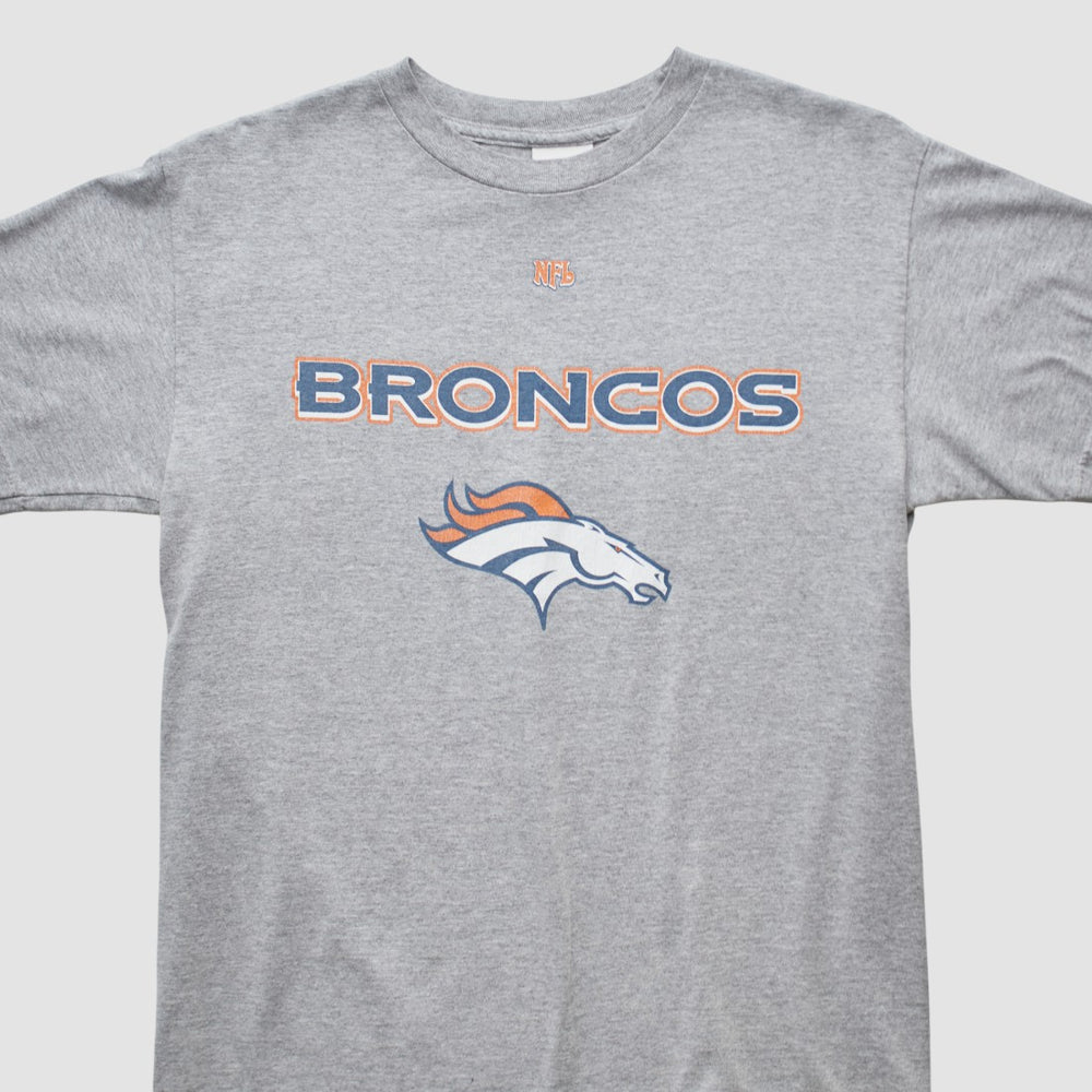 Denver Broncos NFL 2000s T-shirt - Heather Gray Vintage - Fanatics
