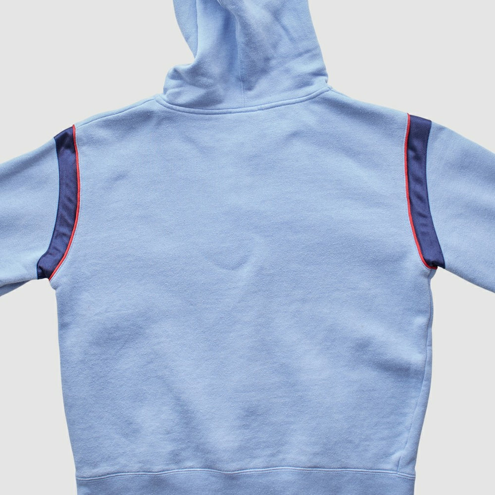 New England Patriots Reebok 2000s Hooded Full Zip Sweatshirt - Light Blue Vintage - Fanatics