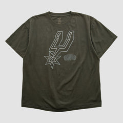 Vintage San Antonio Spurs NBA 2000s T-shirt Black