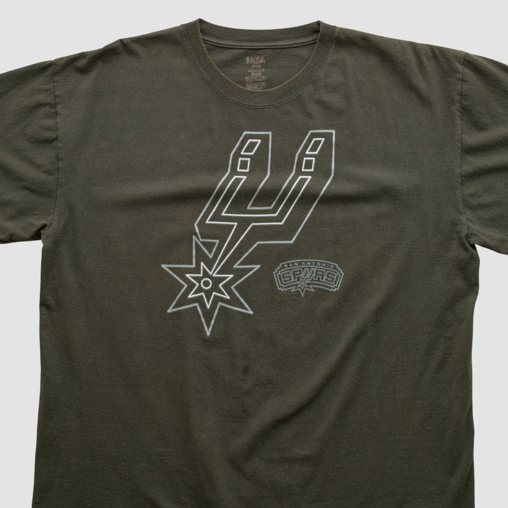 Vintage San Antonio Spurs NBA 2000s T-shirt Black