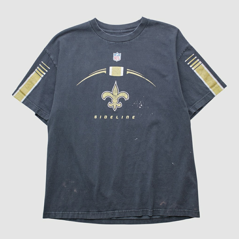 New Orleans Saints Reebok 2000s T-shirt - Black Vintage - Fanatics