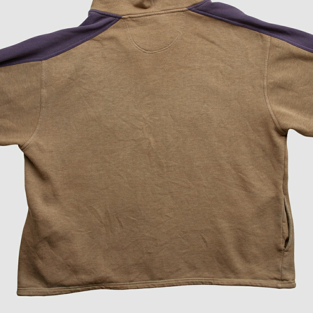 Minnesota Vikings Lee Sport 90s Hooded 1/4 Zip Sweatshirt - Clay Vintage - Fanatics