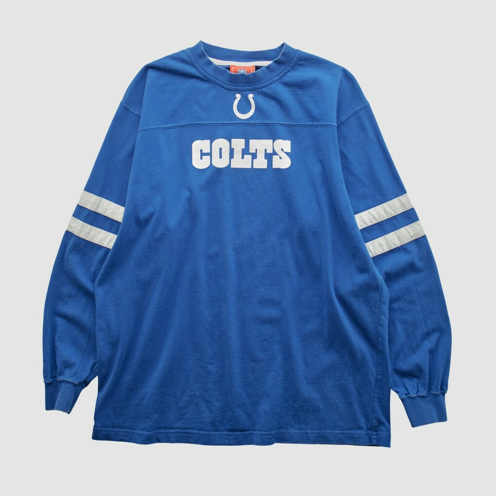 Indianapolis Colts NFL 2000s Long Sleeve T-shirt - Blue Vintage - Fanatics