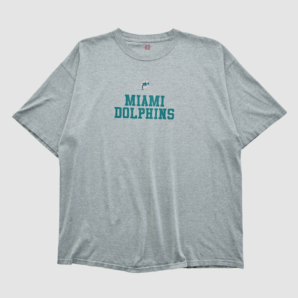 Miami Dolphins NFL 2000s T-shirt - Heather Gray Vintage - Fanatics
