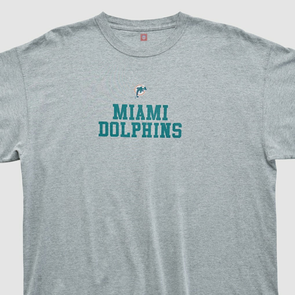 Miami Dolphins NFL 2000s T-shirt - Heather Gray Vintage - Fanatics