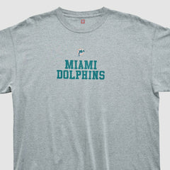 Miami Dolphins NFL 2000s T-shirt - Heather Gray Vintage - Fanatics