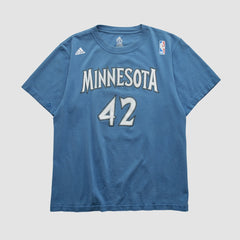 Adidas Minnesota Timberwolves 2010s T-shirt Blue Vintage