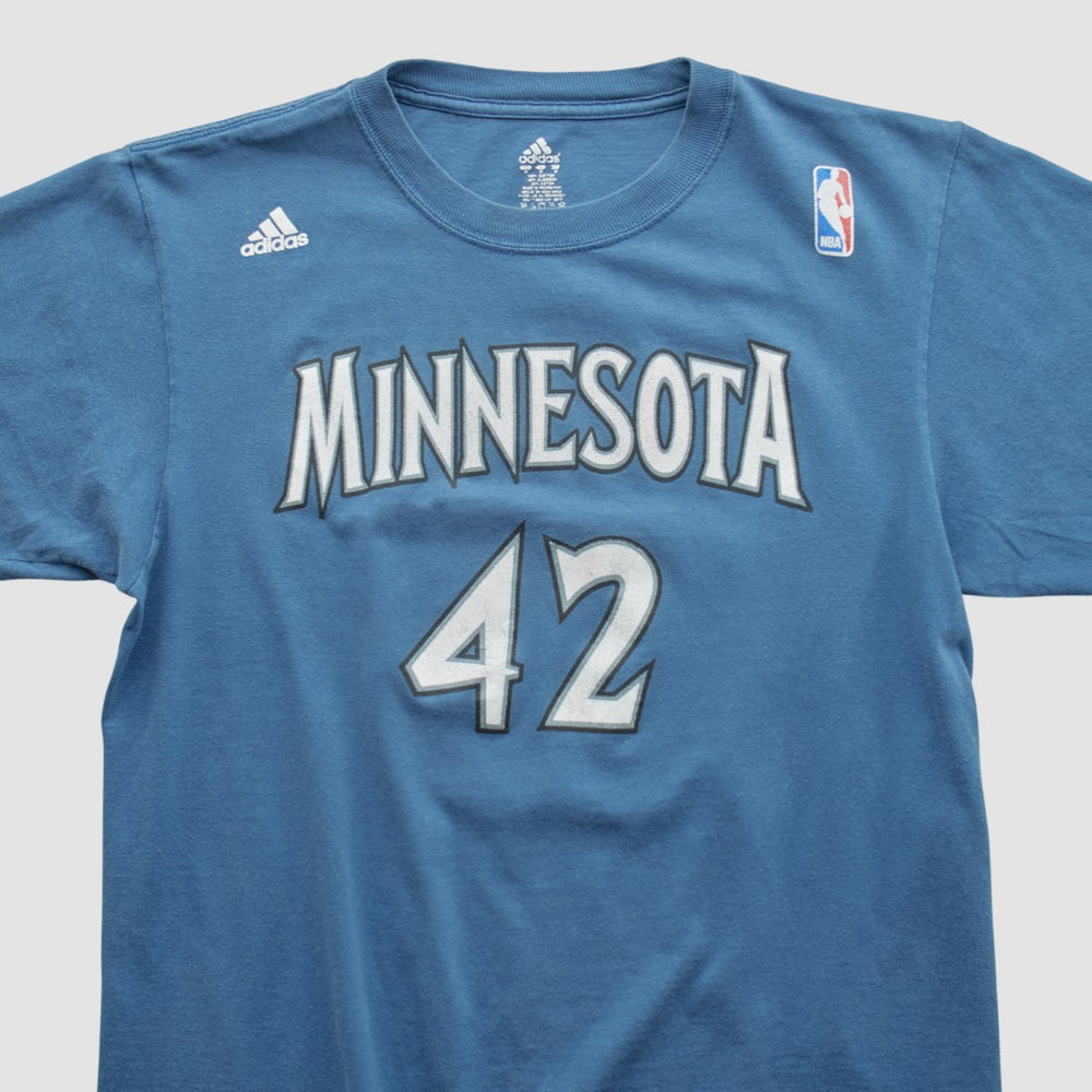Adidas Minnesota Timberwolves 2010s T-shirt Blue Vintage