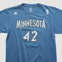 Adidas Minnesota Timberwolves 2010s T-shirt Blue Vintage