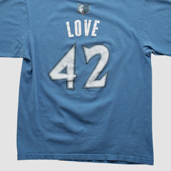 Adidas Minnesota Timberwolves 2010s T-shirt Blue Vintage