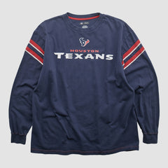 Houston Texans NFL 2010s Long Sleeve T-shirt - Navy Vintage - Fanatics