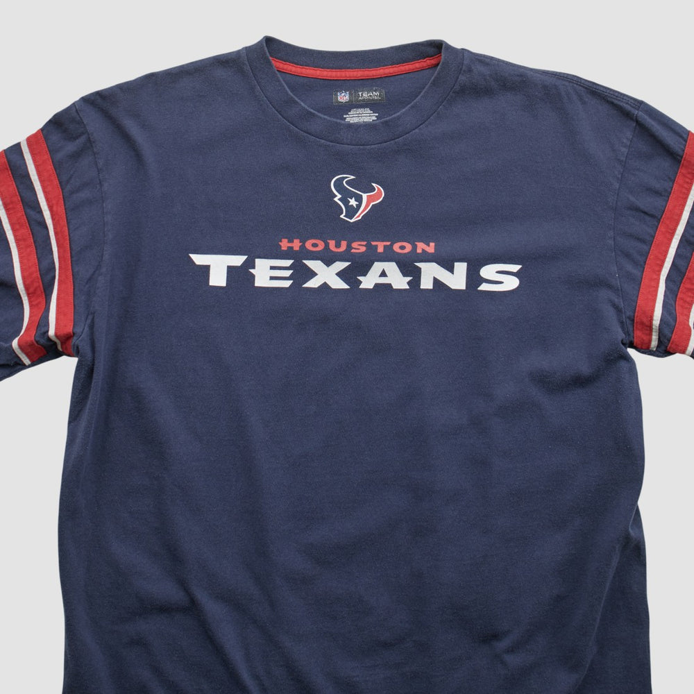 Houston Texans NFL 2010s Long Sleeve T-shirt - Navy Vintage - Fanatics