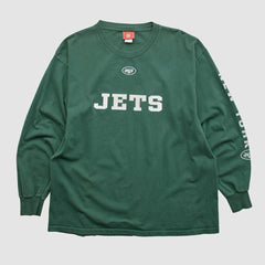New York Jets NFL 2000s Long Sleeve T-shirt - Green Vintage - Fanatics
