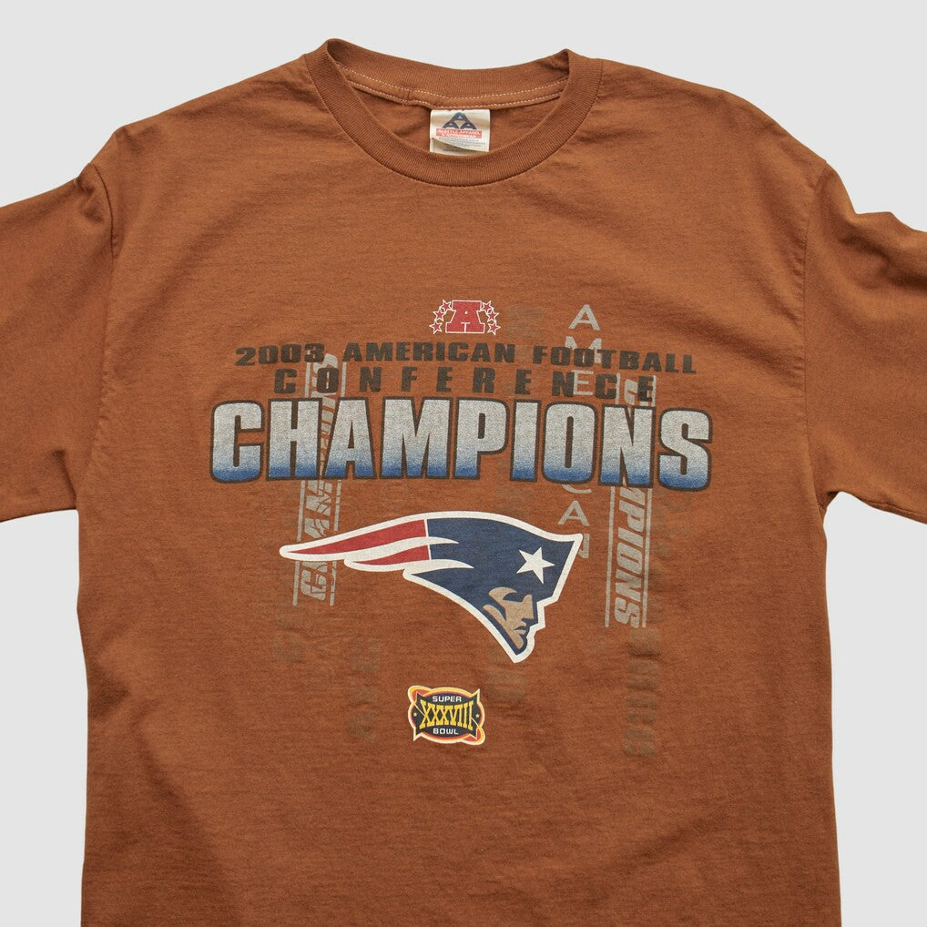New England Patriots Alstyle 2003 Long Sleeve T-shirt - Clay Vintage - Fanatics