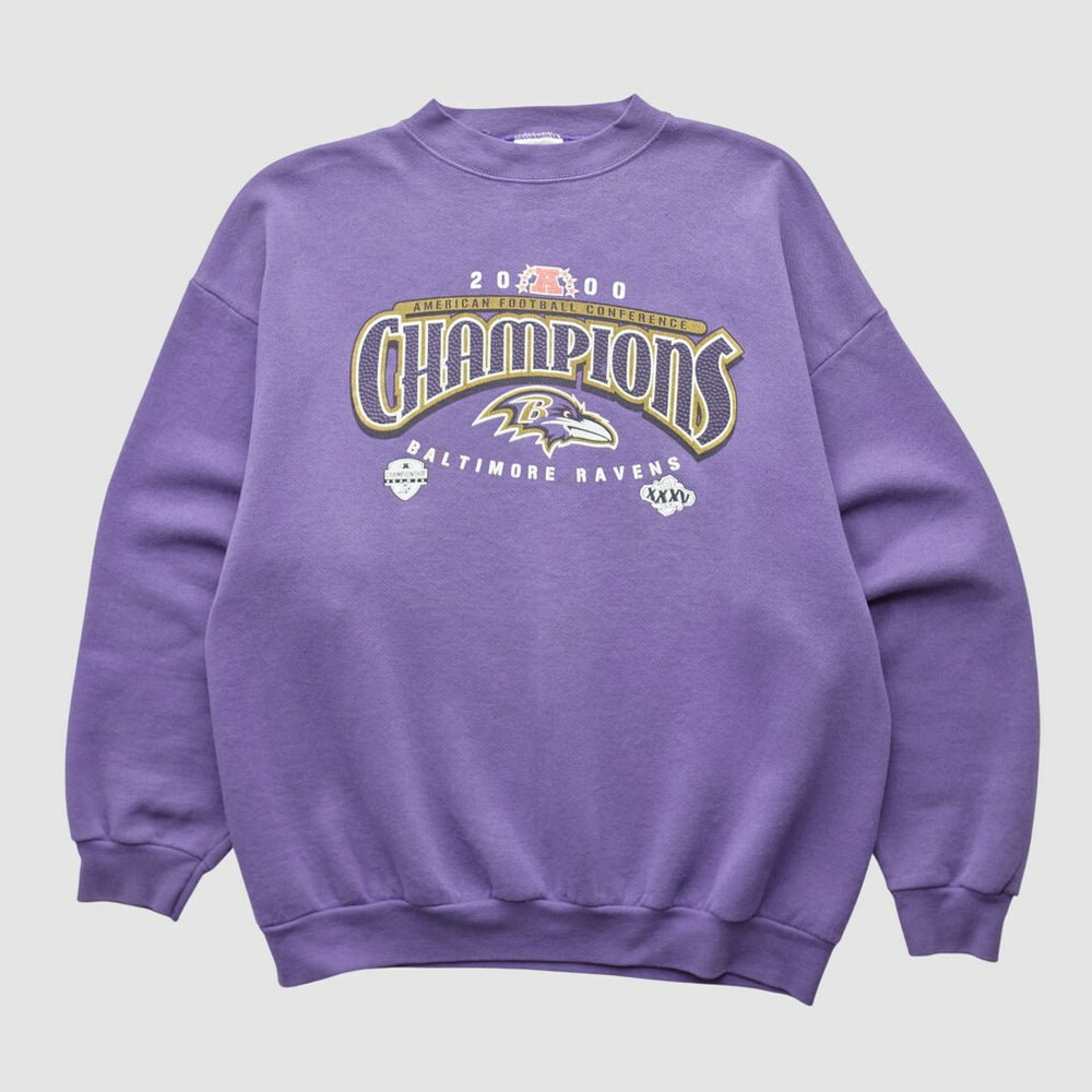 Baltimore Ravens Tultex 2000 Pullover Sweatshirt - Purple Vintage - Fanatics