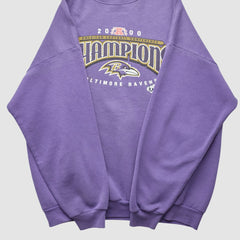 Baltimore Ravens Tultex 2000 Pullover Sweatshirt - Purple Vintage - Fanatics