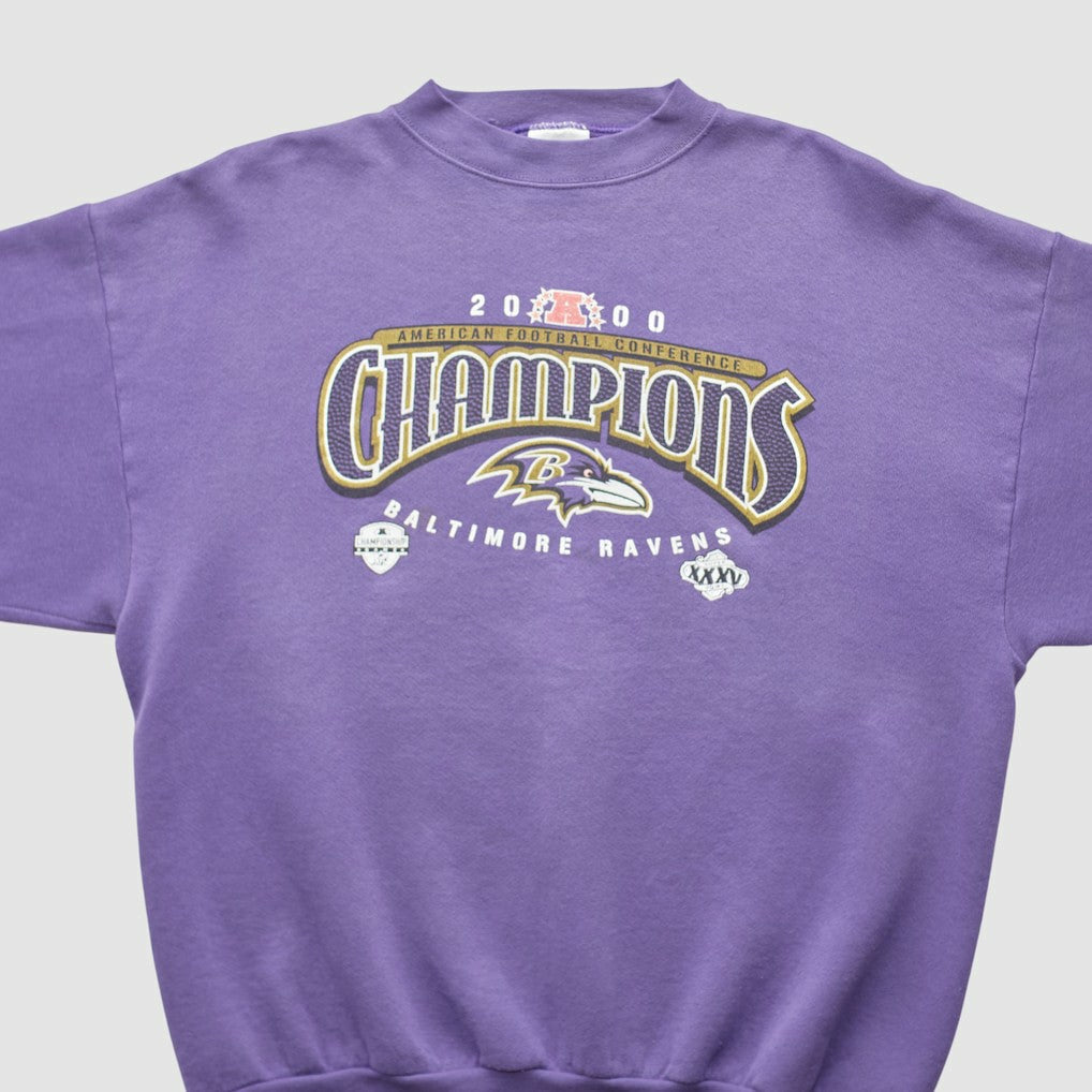 Baltimore Ravens Tultex 2000 Pullover Sweatshirt - Purple Vintage - Fanatics