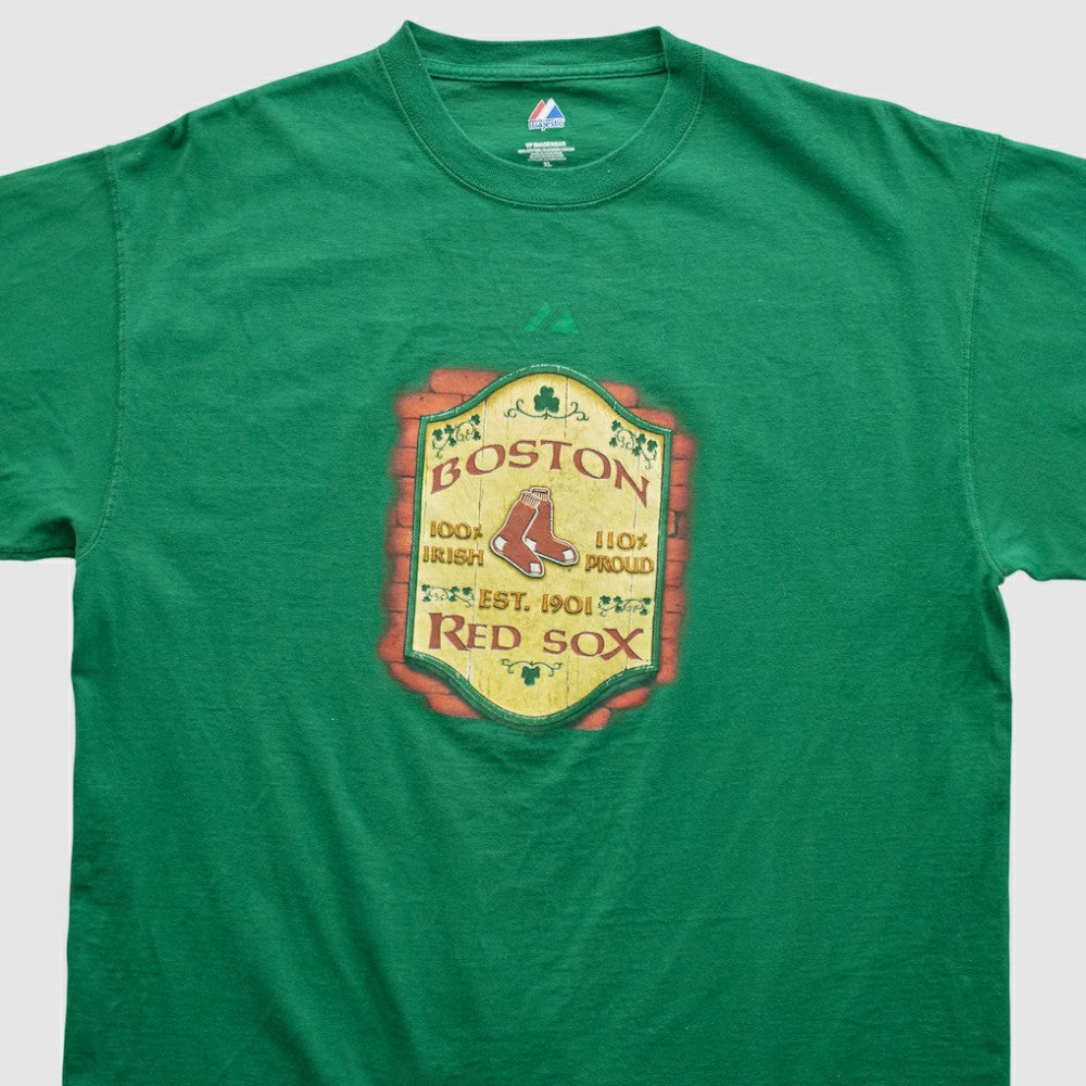 Boston Red Sox Majestic 2000s T-shirt for sale