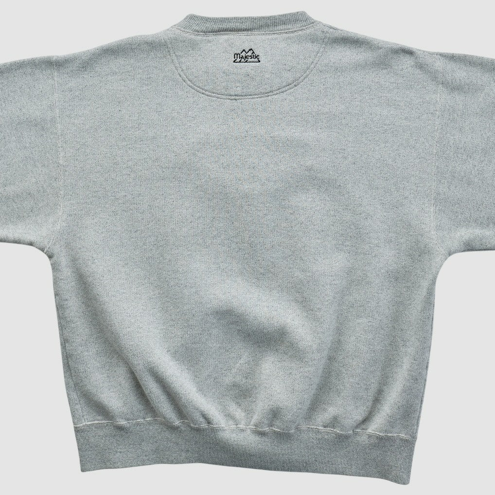 Minnesota Vikings Majestic 2000s Pullover Sweatshirt - Heather Gray Vintage - Fanatics