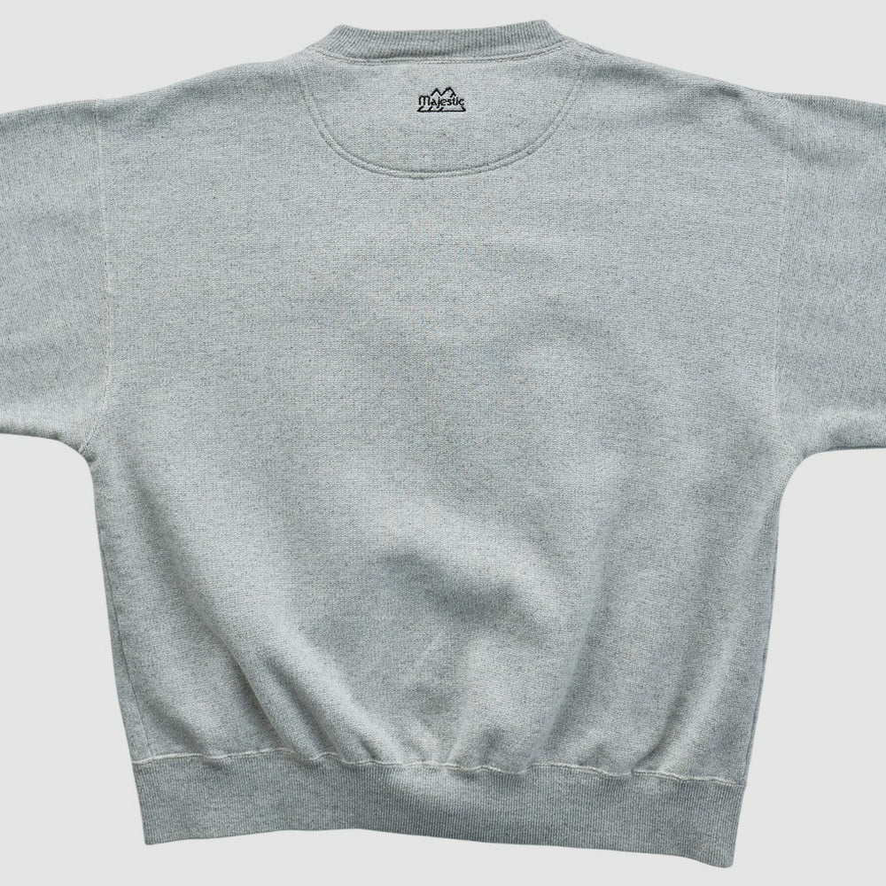 Minnesota Vikings Majestic 2000s Pullover Sweatshirt - Heather Gray Vintage - Fanatics