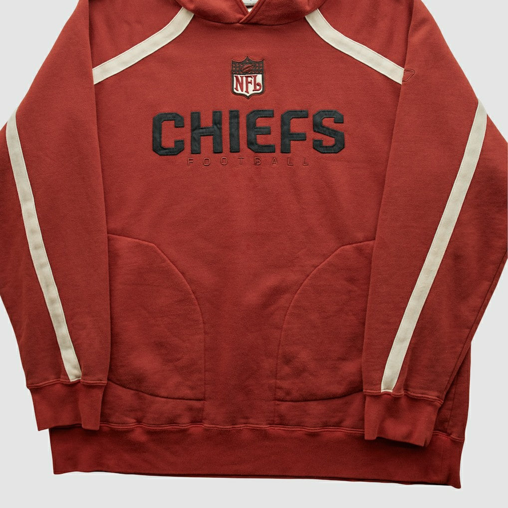 Kansas City Chiefs Reebok 2000s Hooded Pullover Sweatshirt - Red Vintage - Fanatics