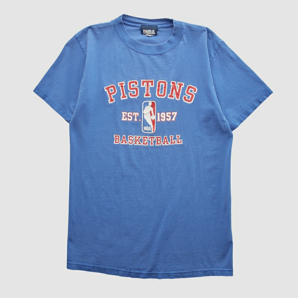 Vintage Detroit Pistons NBA 2000s T-shirt Blue