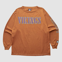 Minnesota Vikings Starter 90s Long Sleeve T-shirt - Clay Vintage - Fanatics
