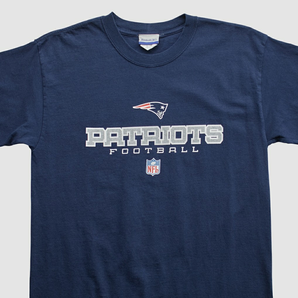 New England Patriots Reebok 2000s T-shirt - Navy Vintage - Fanatics