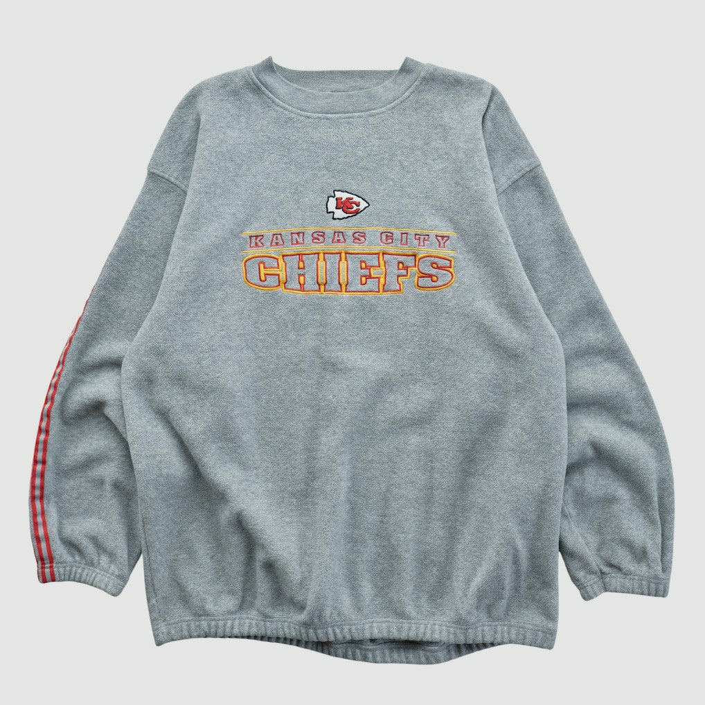 Kansas City Chiefs Active 2000s Pullover Sweatshirt - Gray Vintage - Fanatics