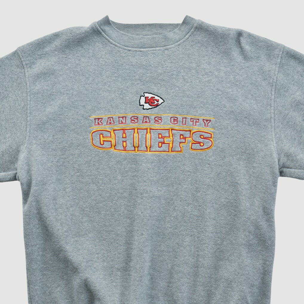 Kansas City Chiefs Active 2000s Pullover Sweatshirt - Gray Vintage - Fanatics