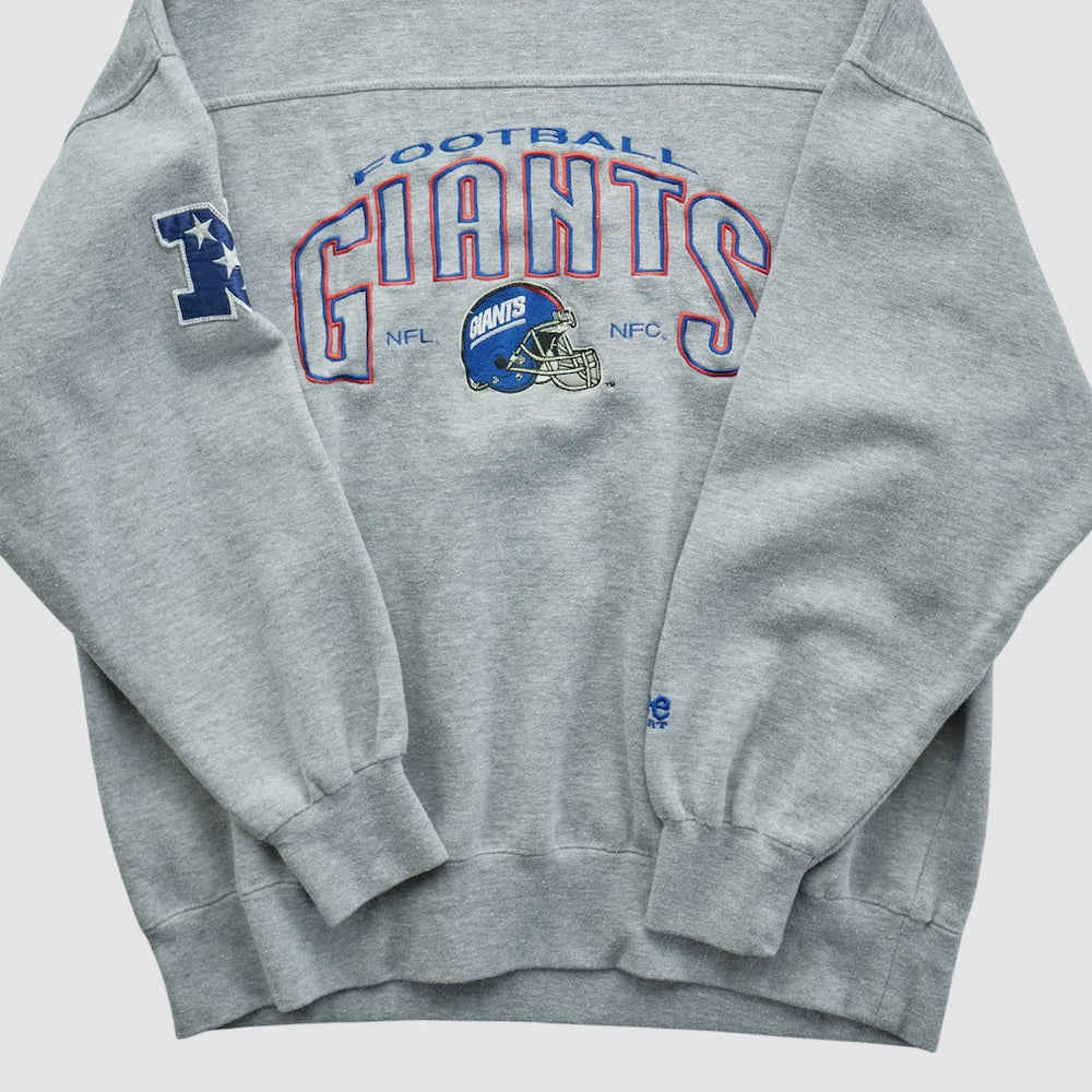 New York Giants Lee Apparel 90s Pullover Sweatshirt - Gray Vintage - Fanatics