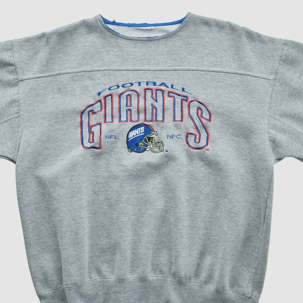 New York Giants Lee Apparel 90s Pullover Sweatshirt - Gray Vintage - Fanatics
