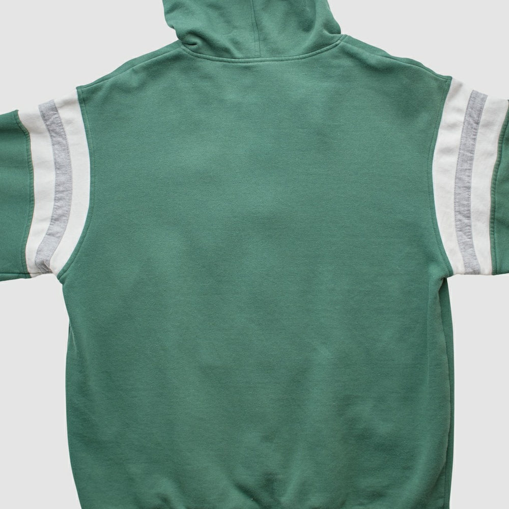 New York Jets Reebok 2000s Hooded Full Zip Sweatshirt - Green Vintage - Fanatics