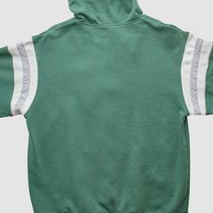 New York Jets Reebok 2000s Hooded Full Zip Sweatshirt - Green Vintage - Fanatics