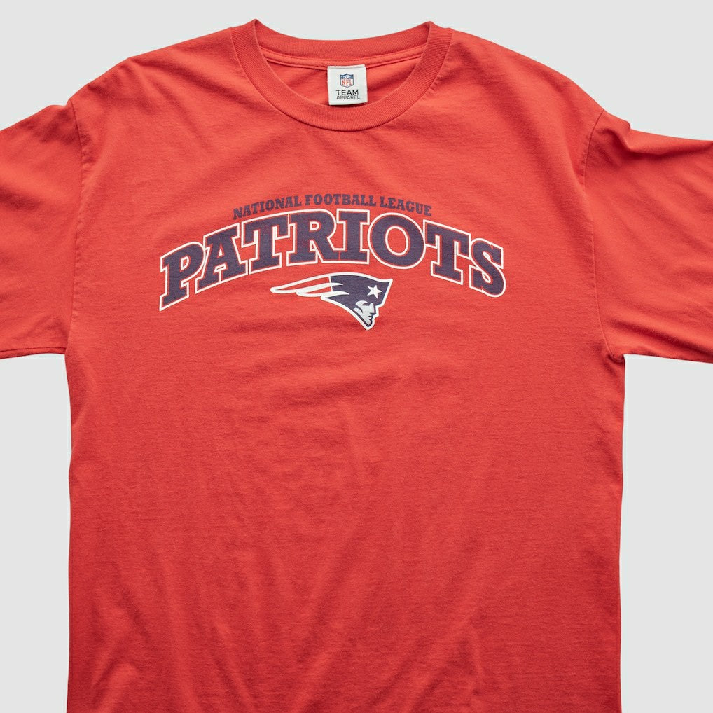 New England Patriots NFL 2010s Long Sleeve T-shirt - Red Vintage - Fanatics