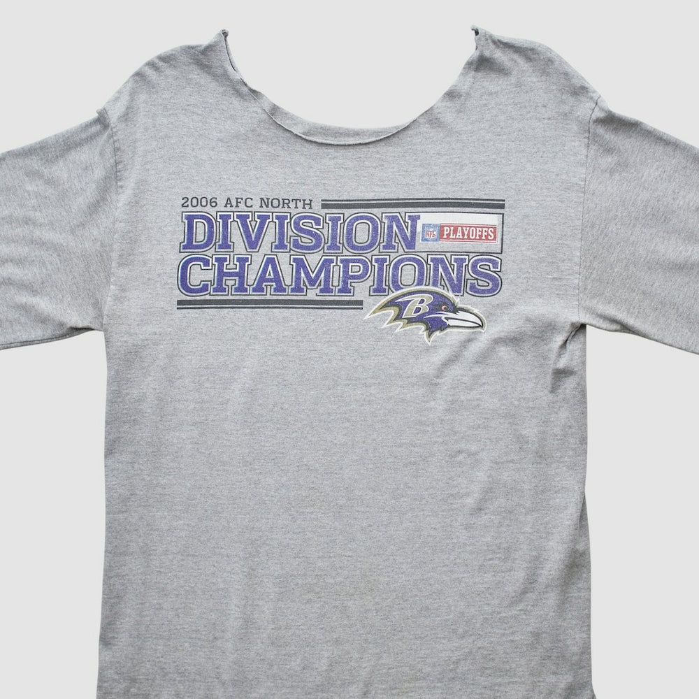 Baltimore Ravens 2006 Long Sleeve T-shirt - Heather Gray Vintage - Fanatics