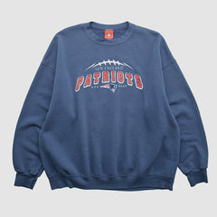 New England Patriots NFL 2000s Pullover Sweatshirt - Navy Vintage - Fanatics