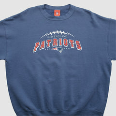 New England Patriots NFL 2000s Pullover Sweatshirt - Navy Vintage - Fanatics