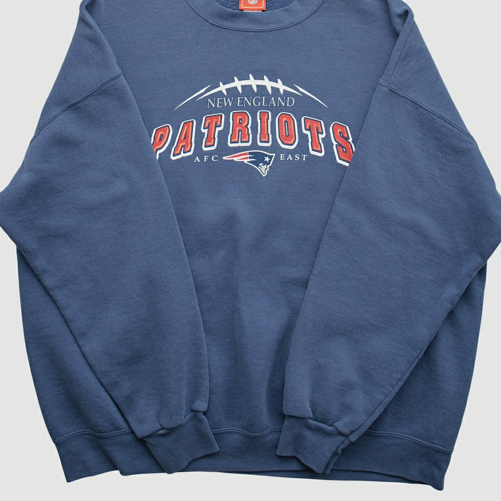 New England Patriots NFL 2000s Pullover Sweatshirt - Navy Vintage - Fanatics