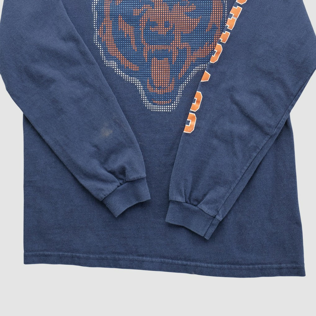 Chicago Bears NFL 2000s Long Sleeve T-shirt - Navy Vintage - Fanatics