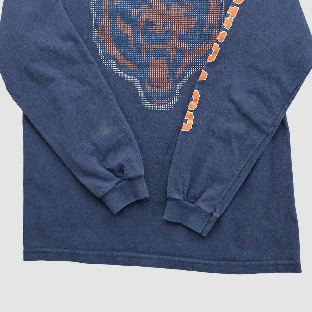 Chicago Bears NFL 2000s Long Sleeve T-shirt - Navy Vintage - Fanatics
