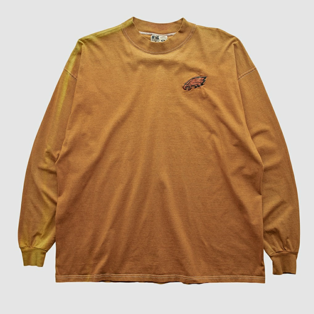 Philadelphia Eagles Russell 2000s Long Sleeve T-shirt - Clay Vintage - Fanatics