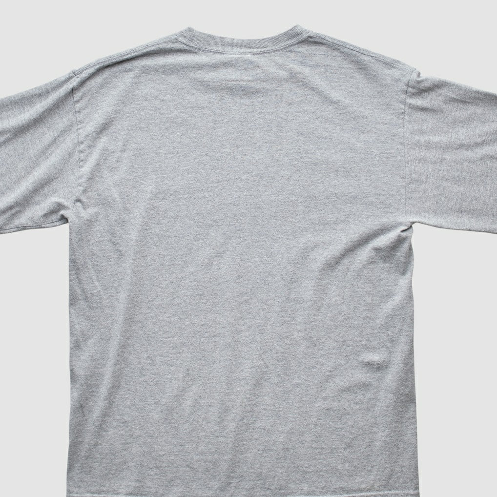 New England Patriots Reebok 2000s Long Sleeve T-shirt - Heather Gray Vintage - Fanatics